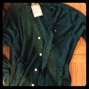 Green vintage sweater OS never worn